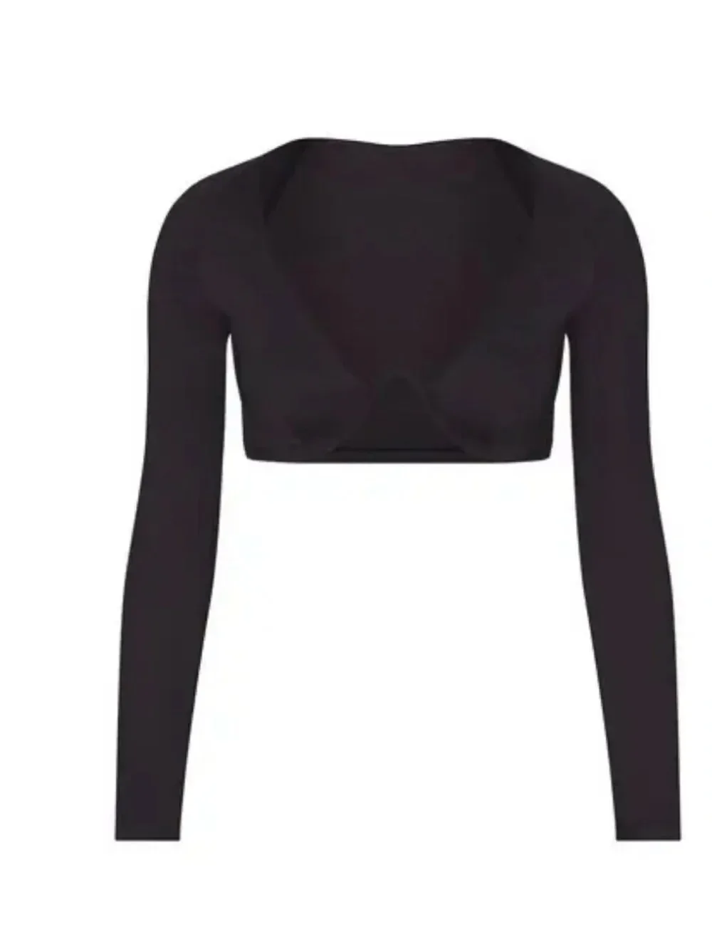 SKIMS RECYCLED SWIM LONG SLEEVE UNDERWIRE TOP Size XL ~ NWT
